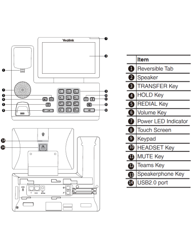 Yealink MP58 VoIP Phone (MS Teams)