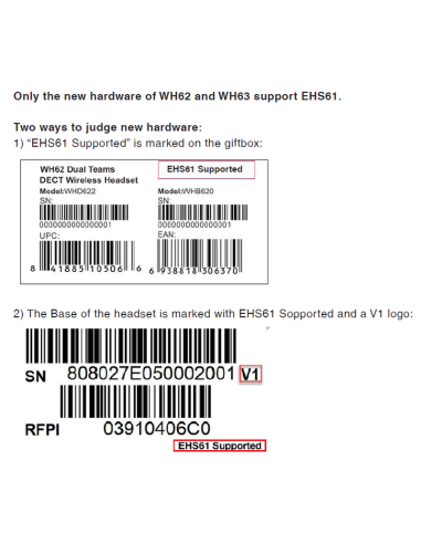 Yealink EHS61 Electronic Hook Switch voor Mitel...