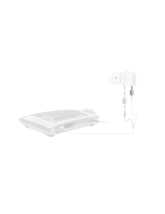 FRITZ!Box RJ45-RJ11-verloopadapter grijs (ADSL) 2