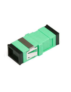 Glasvezel koppelblok GROEN (2 x SC/APC)