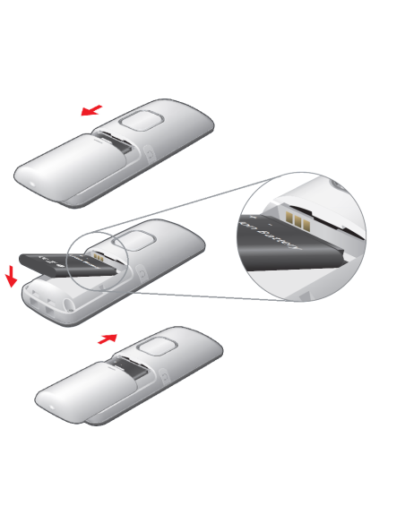 FRITZ!Fon vervangende batterij/accu (3.7VDC-1Ah) (C6)