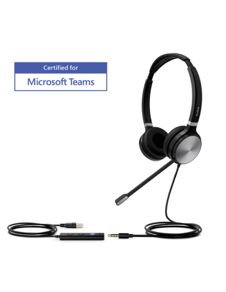Yealink UH36 STEREO USB-A bedrade headset (MS Teams)