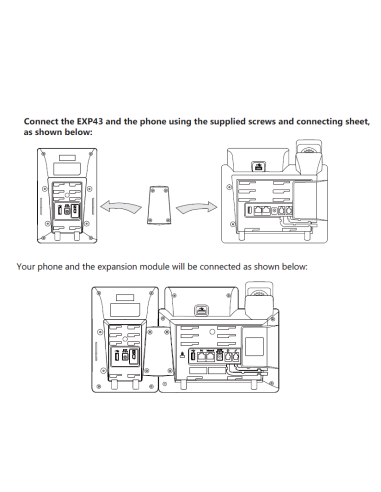 Yealink EXP43 Expansion Module voor T4xU-serie