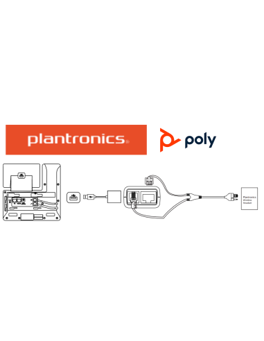 Yealink EHS40 Electronic Hook Switch (EHS) voor...