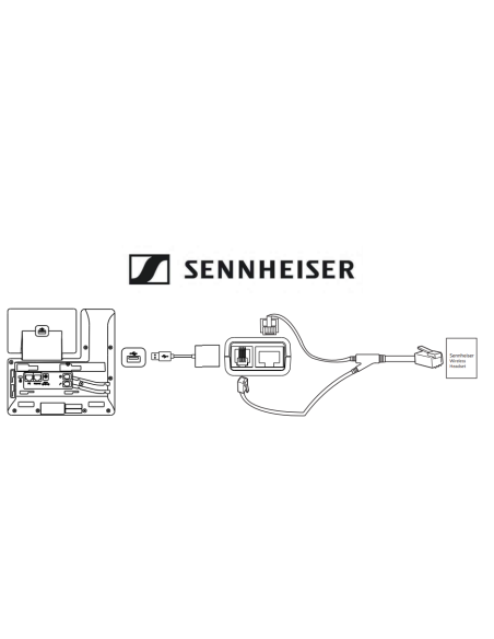 Yealink EHS40 Electronic Hook Switch (EHS) voor USB-serie