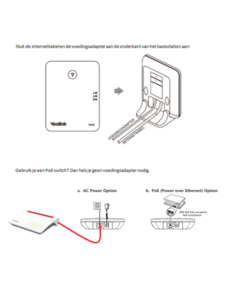 Yealink W60P DECT Basis + Handset (SIP)